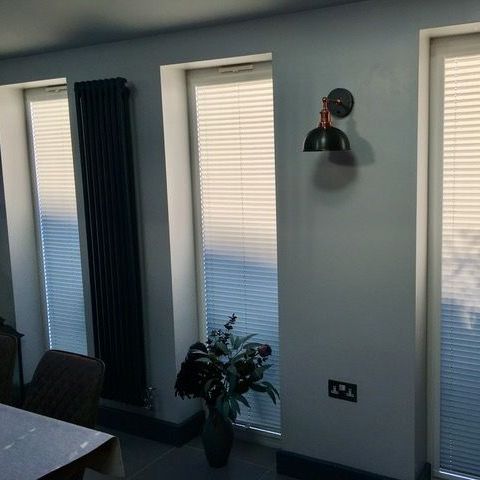 Perfect fit pleated blinds for Bi-fold doors