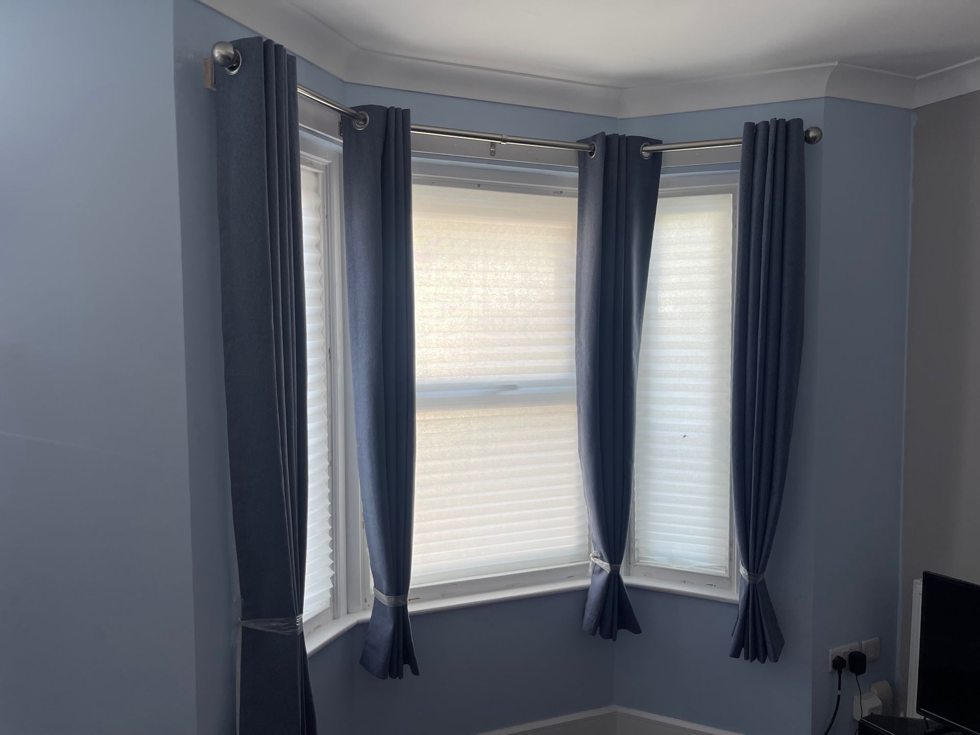 Bay window curtains  made to measure