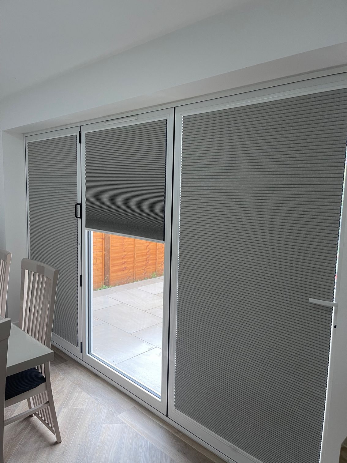 Blinds supplied and fitted for patio doors