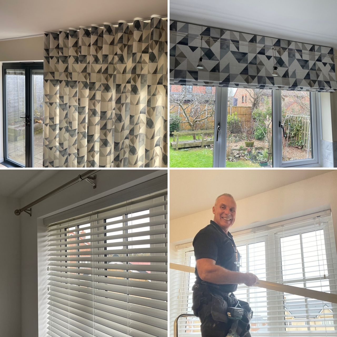 Curtain and Blind Fitting for all windows and doors, Milton Keynes and Bedford