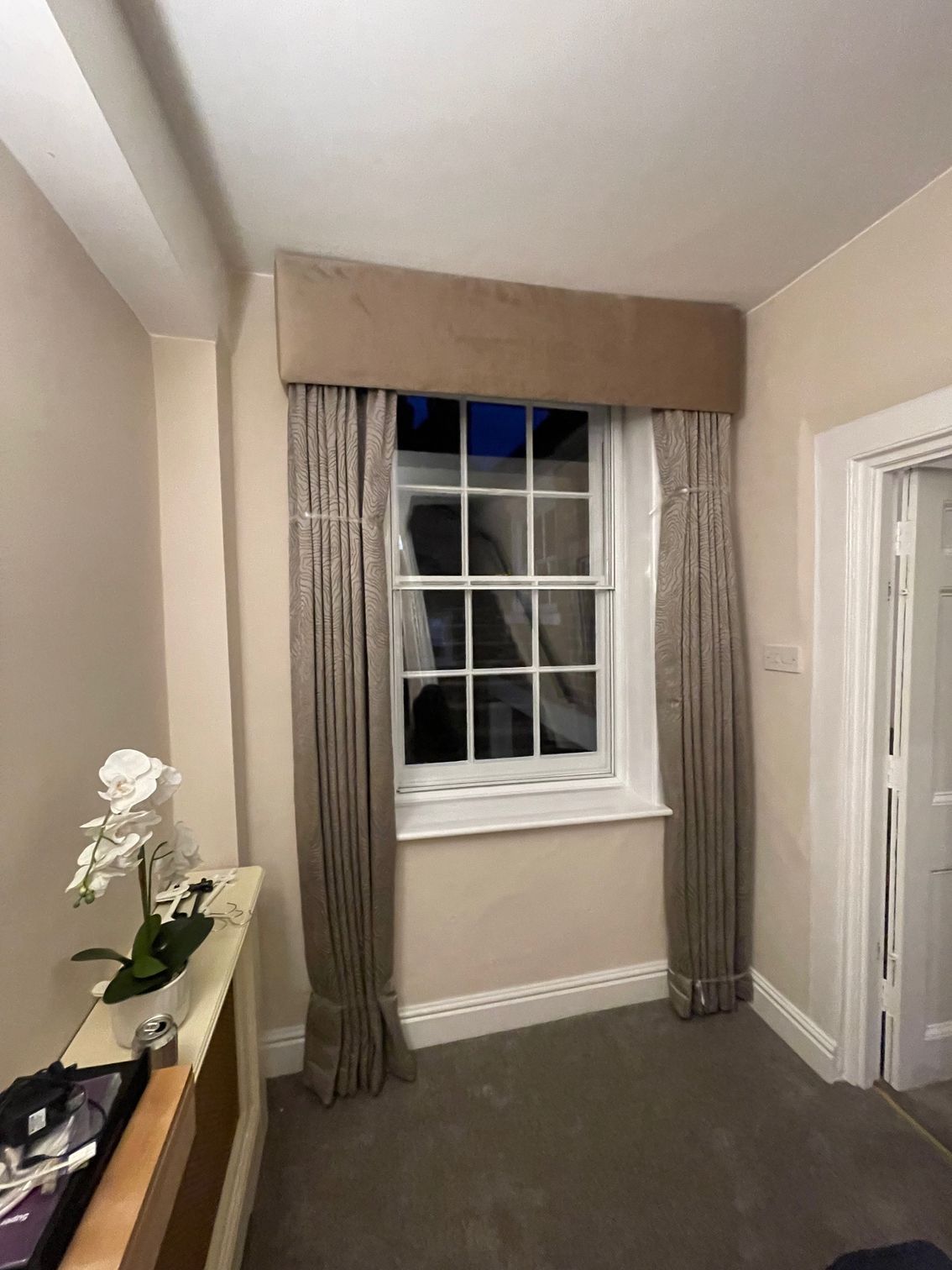 Curtain Pelmets, hand made to order