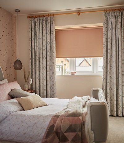 Roller Blinds and Curtains, Bedroom