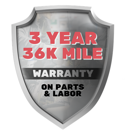 3 Year 36k Mile Warranty | Space City Garage