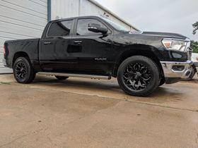 Black Dodge Truck Parked Outside The Shop | Full-Service Auto Repair