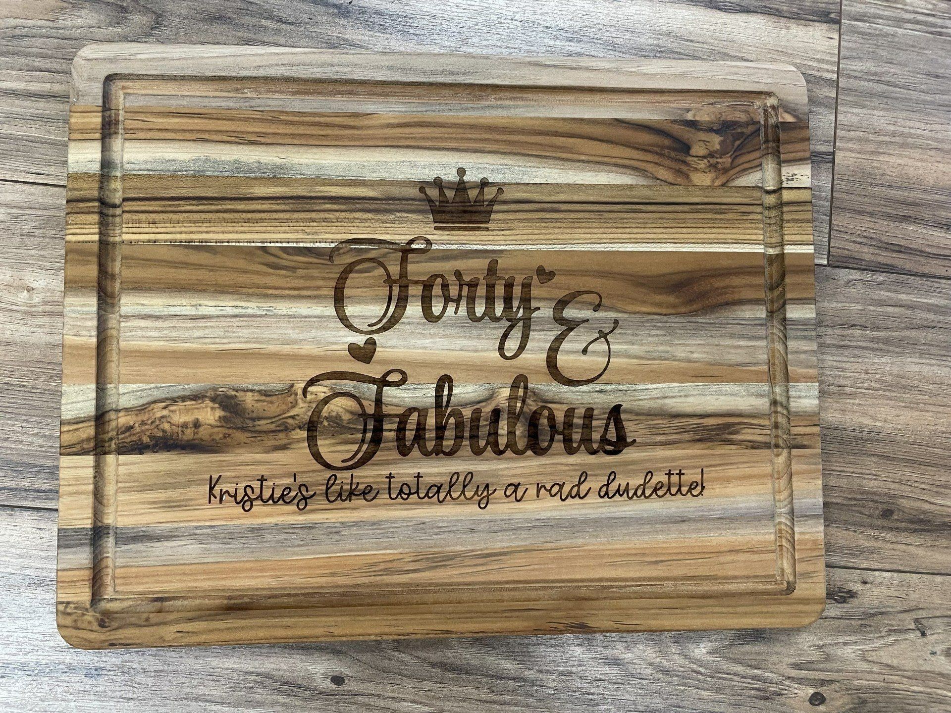 Laser engraving on wood - Naples, FL - Smiley Graphics & Promotions