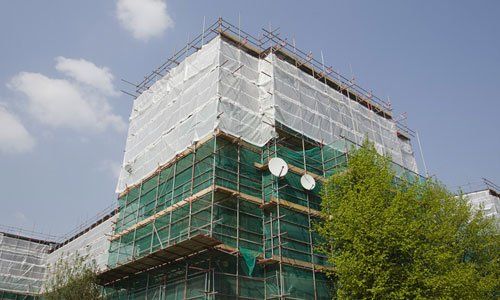 Commercial scaffolding