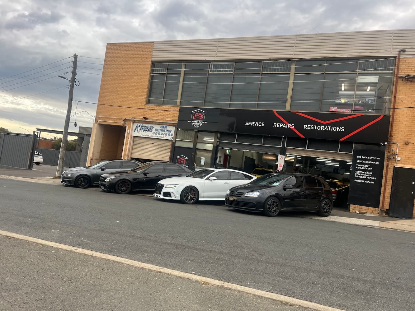 Elegant Cars Outside Shop - Mechanic in Belconnen, ACT