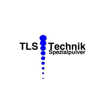Ein Logo für eine Firma namens TLS Technik Spezialpulver