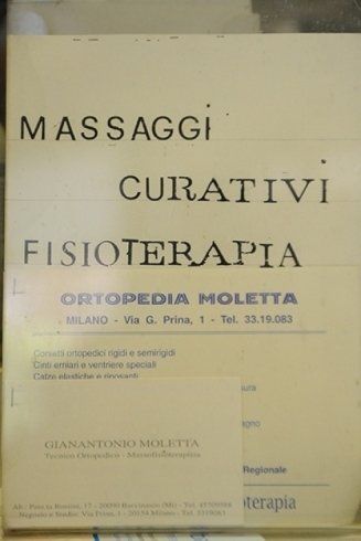 negozio ortopedico con servizio di massaggi e fisioterapia