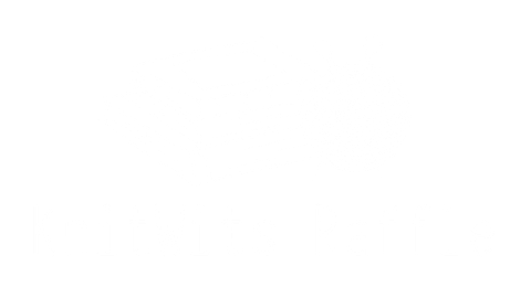 The KnitWits Raffle logo features a hand-drawn pile of three books beside a ball of yarn with two knitting needles stuck into it.