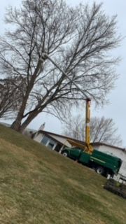 Big Truck Parked In Front Of A House - Benton City, WA - Aria Tree Service