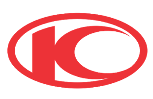 Logo Kymco rosso: lettere