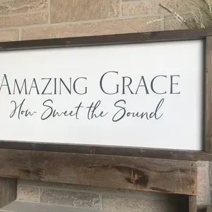 Image of custom sign for church