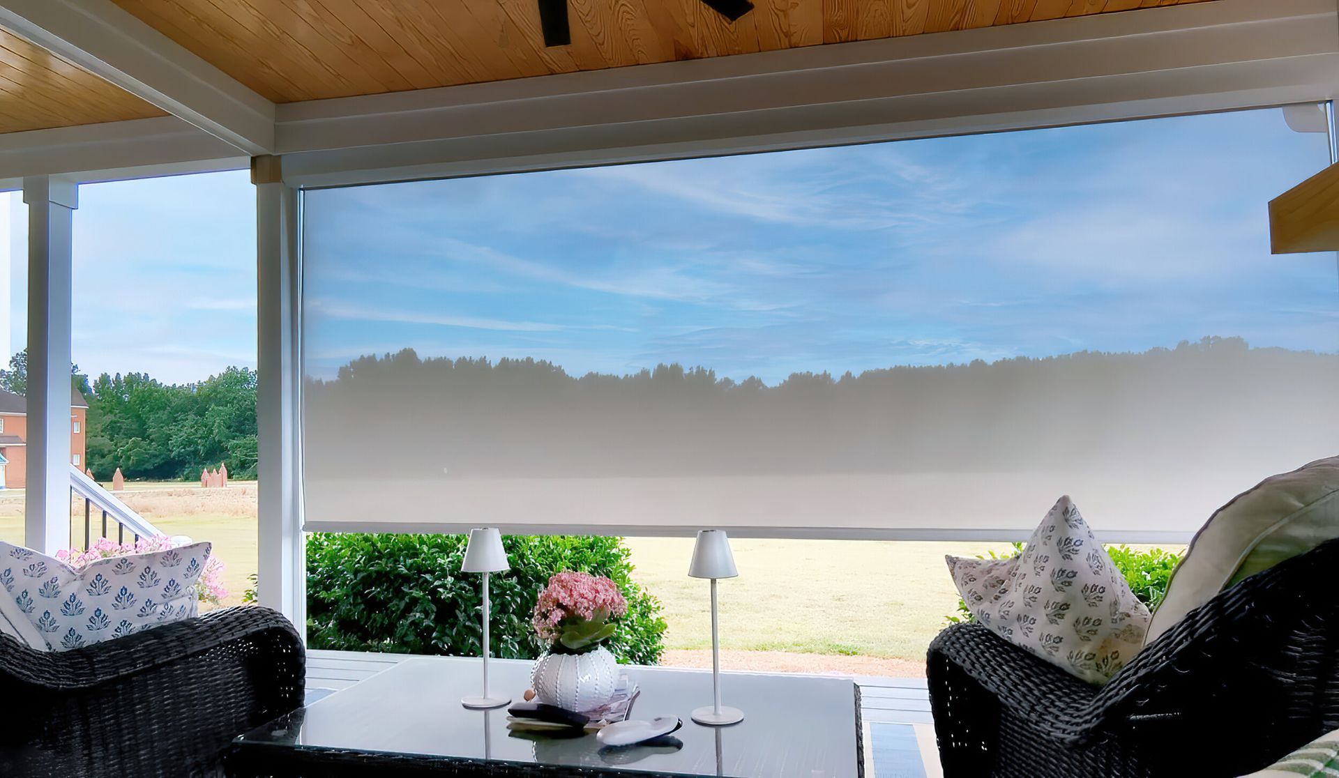 Hunter Douglas PowerView® App and Pebble® Remote for use with PowerView® Automation