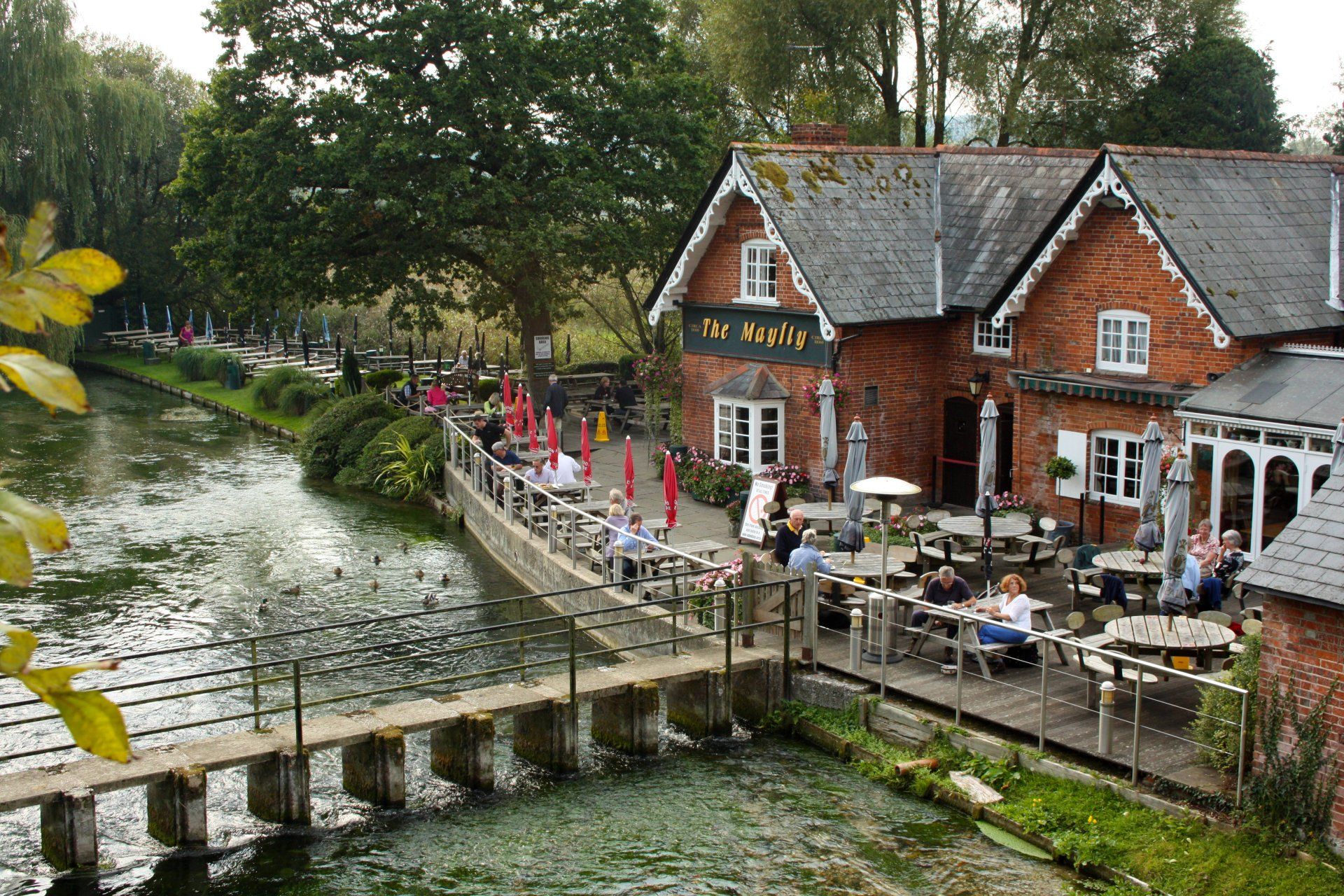 Mayfly Pub Fullerton near Wherwell in Hampshire