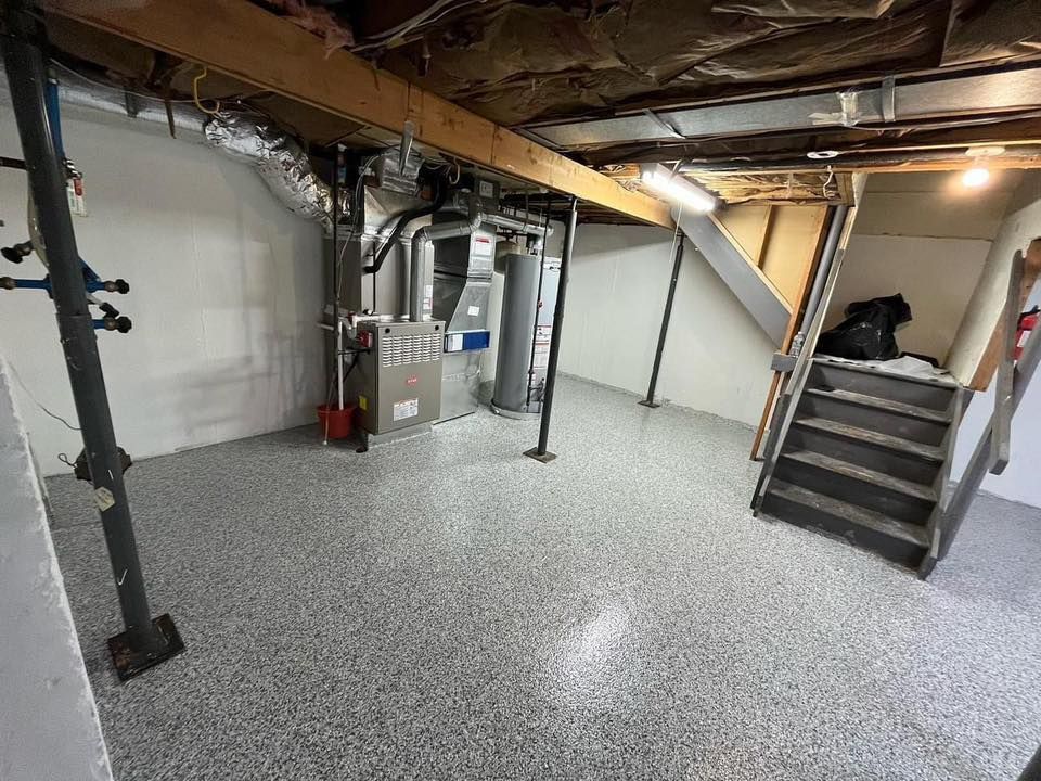 basement quartz epoxy floor columbus ohio
