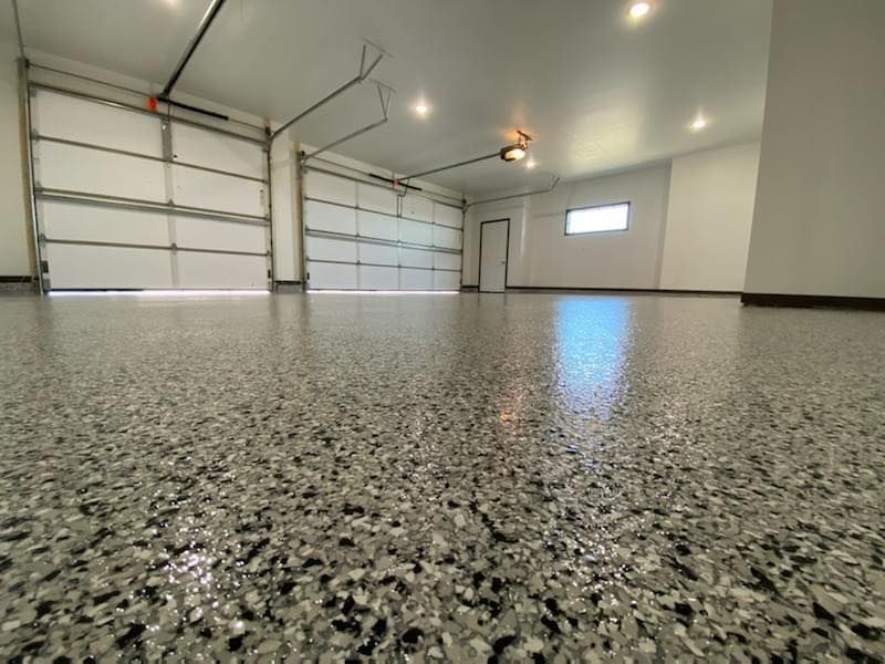 decorative flake epoxy garage allseal epoxy coatings ohio