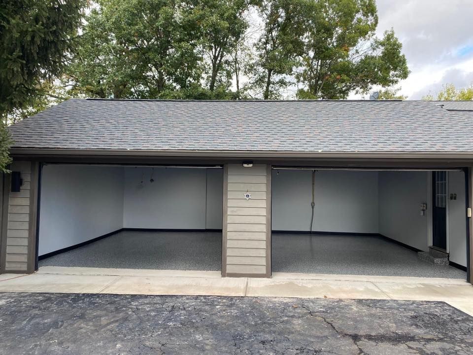 double garage epoxy floor london ohio