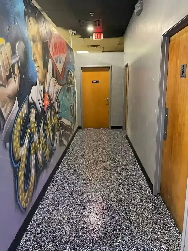 epoxy hall entryway columbus ohio