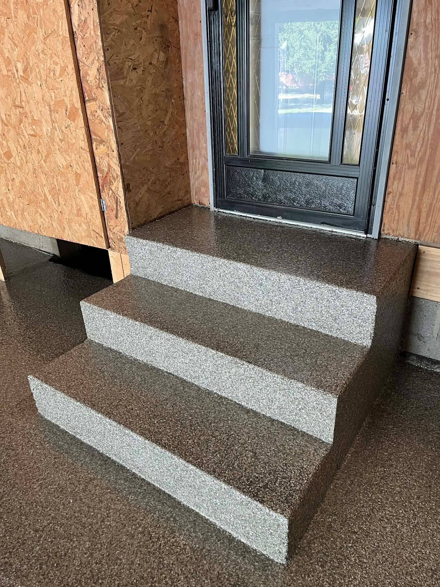 epoxy stairs columbus ohio allseal epoxy coatings