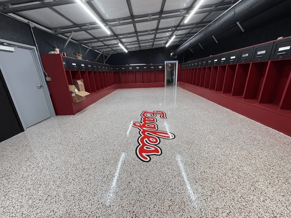 locker room epoxy floor ohio allseal epoxy coatings