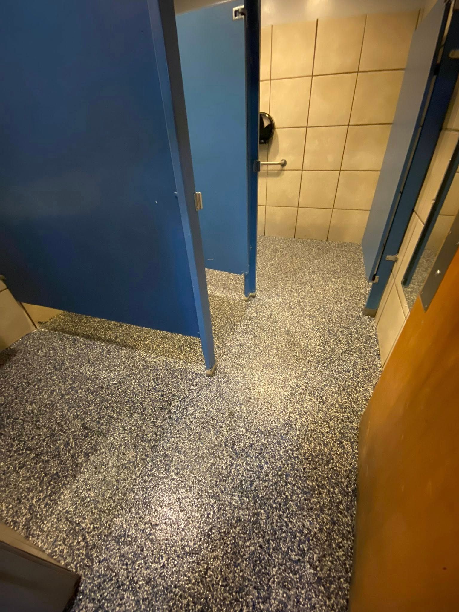 restroom quartz epoxy floor commercial columbus ohio