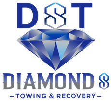 A logo for D S T Diamond S Towing and Recovery