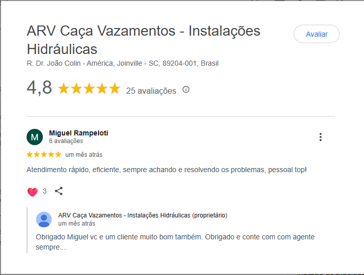 encanador em Joinville