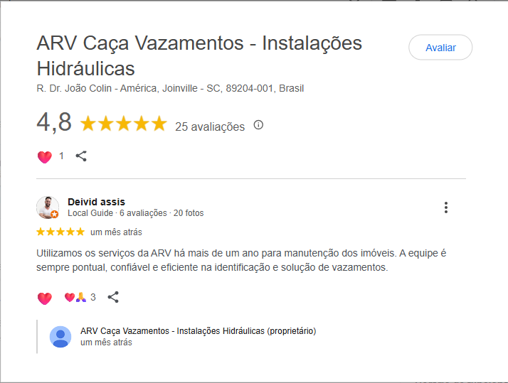 encanador em Joinville