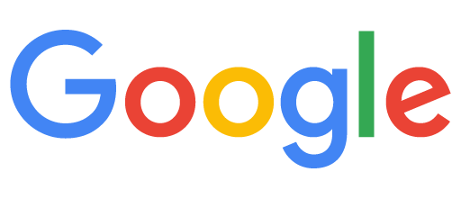 Google logo: Blue, red, yellow, and green letters spell