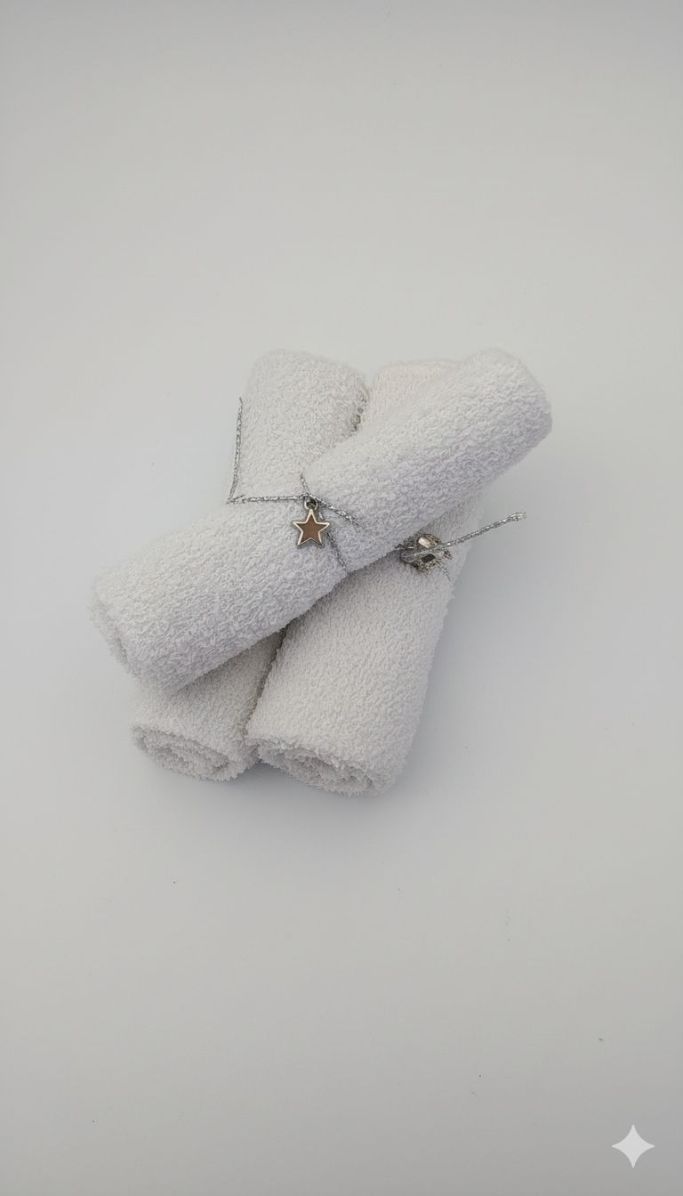 Toallitas skin care con dije.