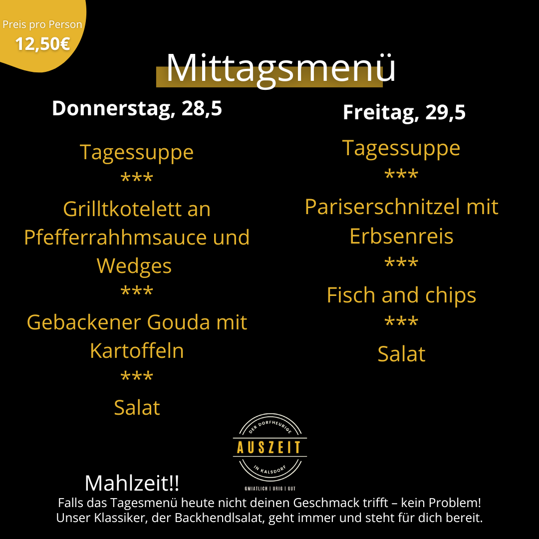 Tagesmenü