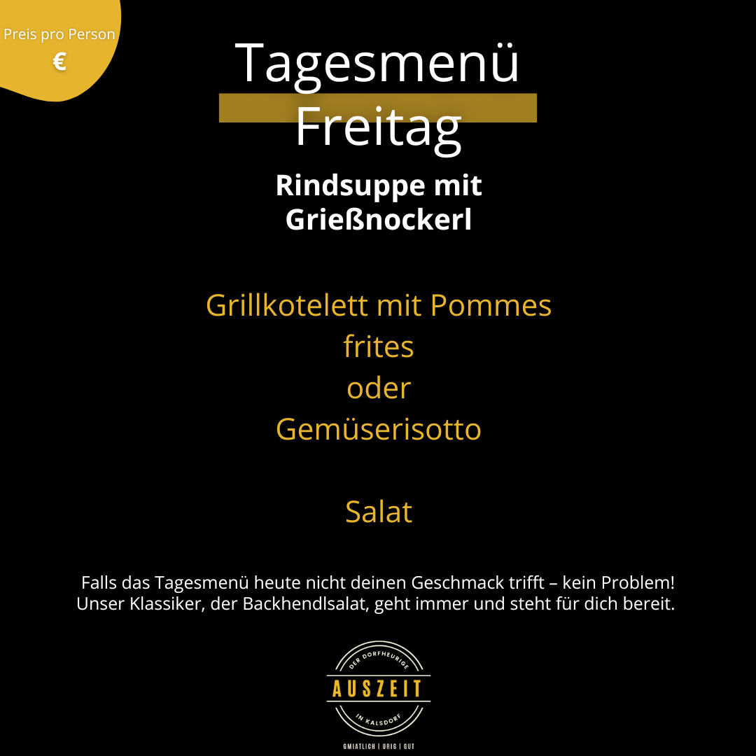 Tagesmenü
