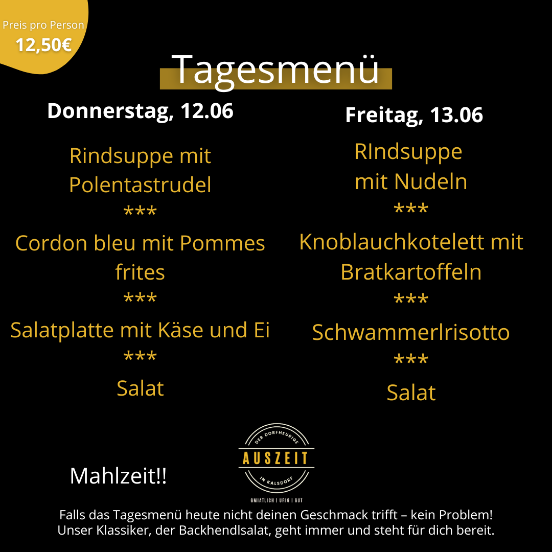 Tagesmenü