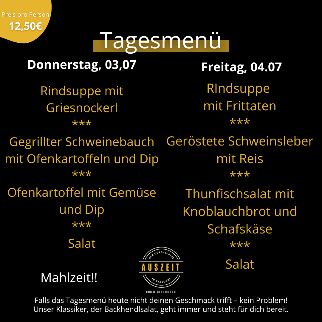 Tagesmenü