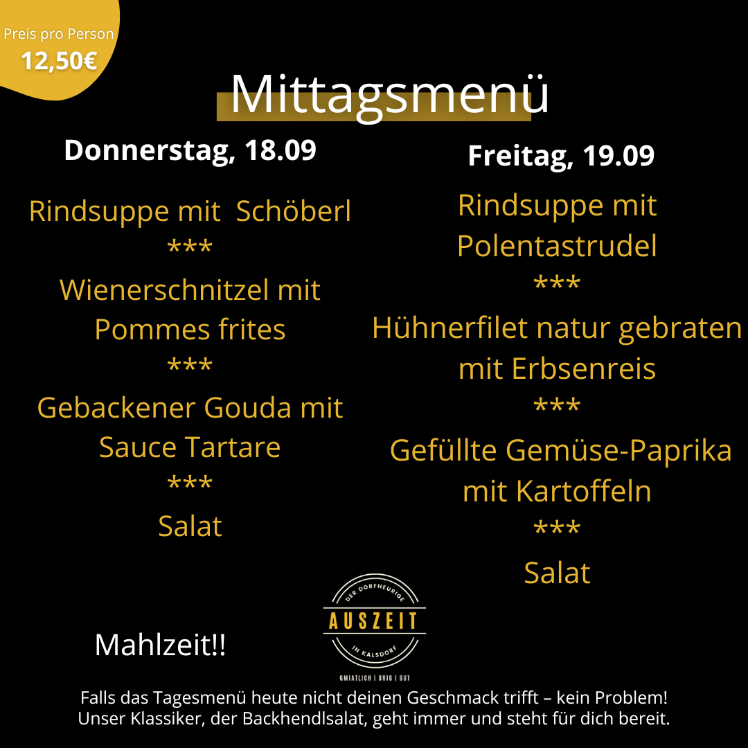 Tagesmenü