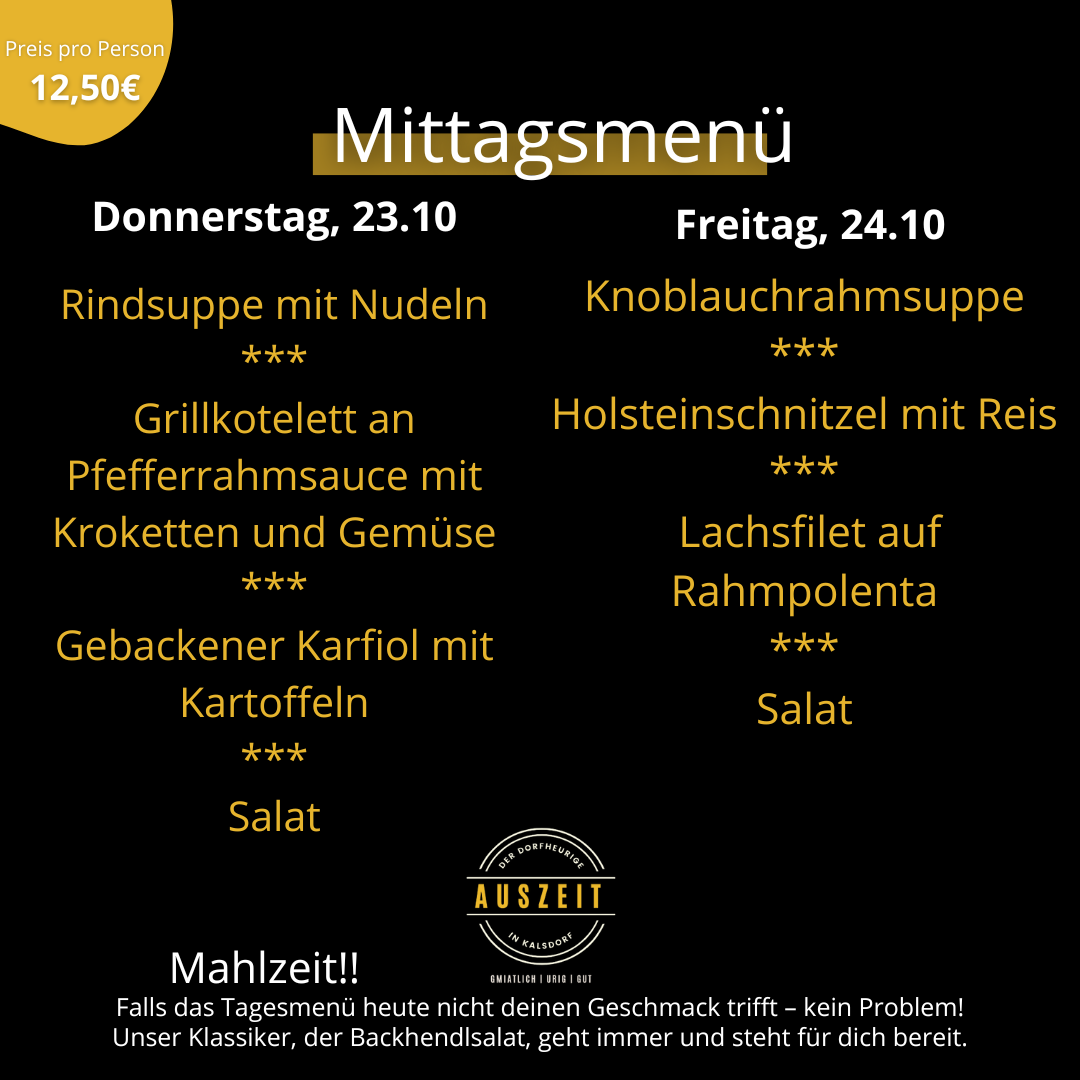 Tagesmenü