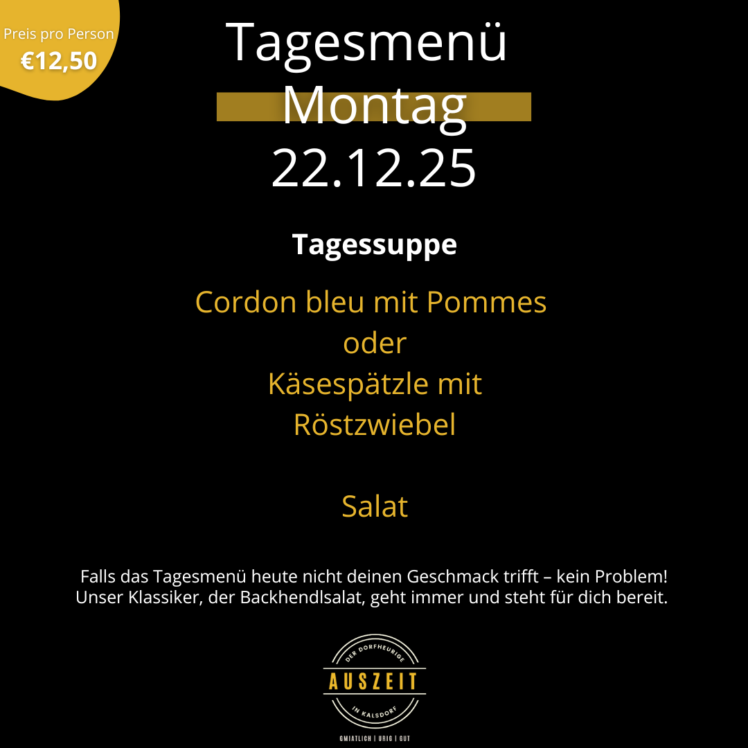 Tagesmenü