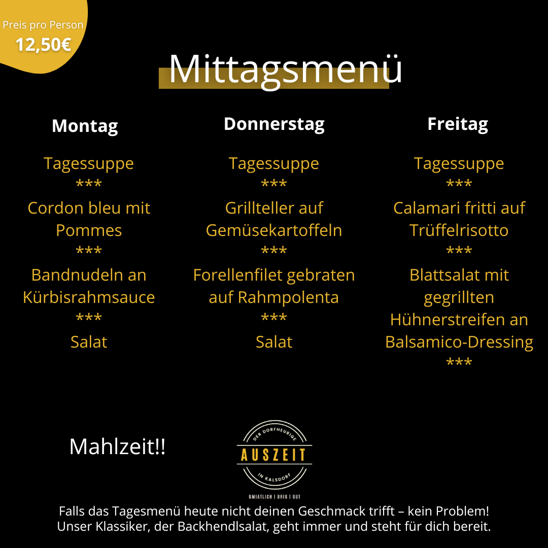 Tagesmenü