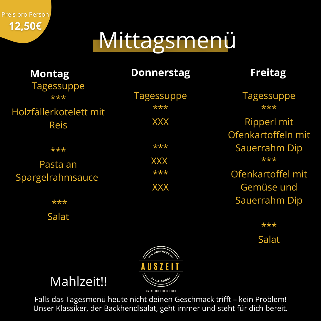 Tagesmenü