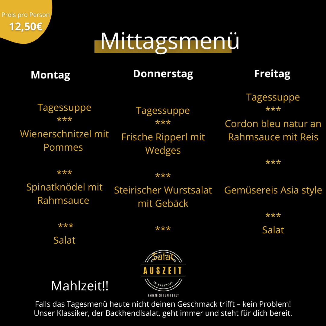 Tagesmenü