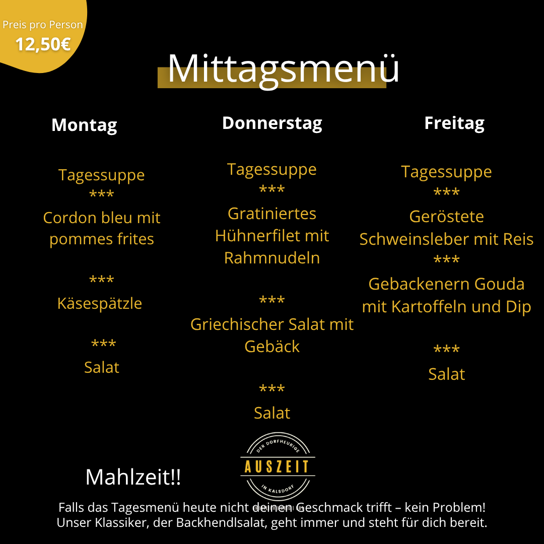 Tagesmenü