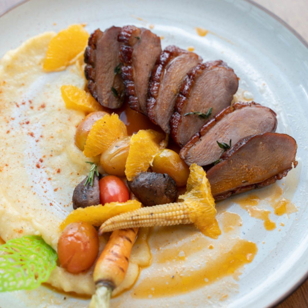 ภัตตะ อกเป็ดซอสส้ม