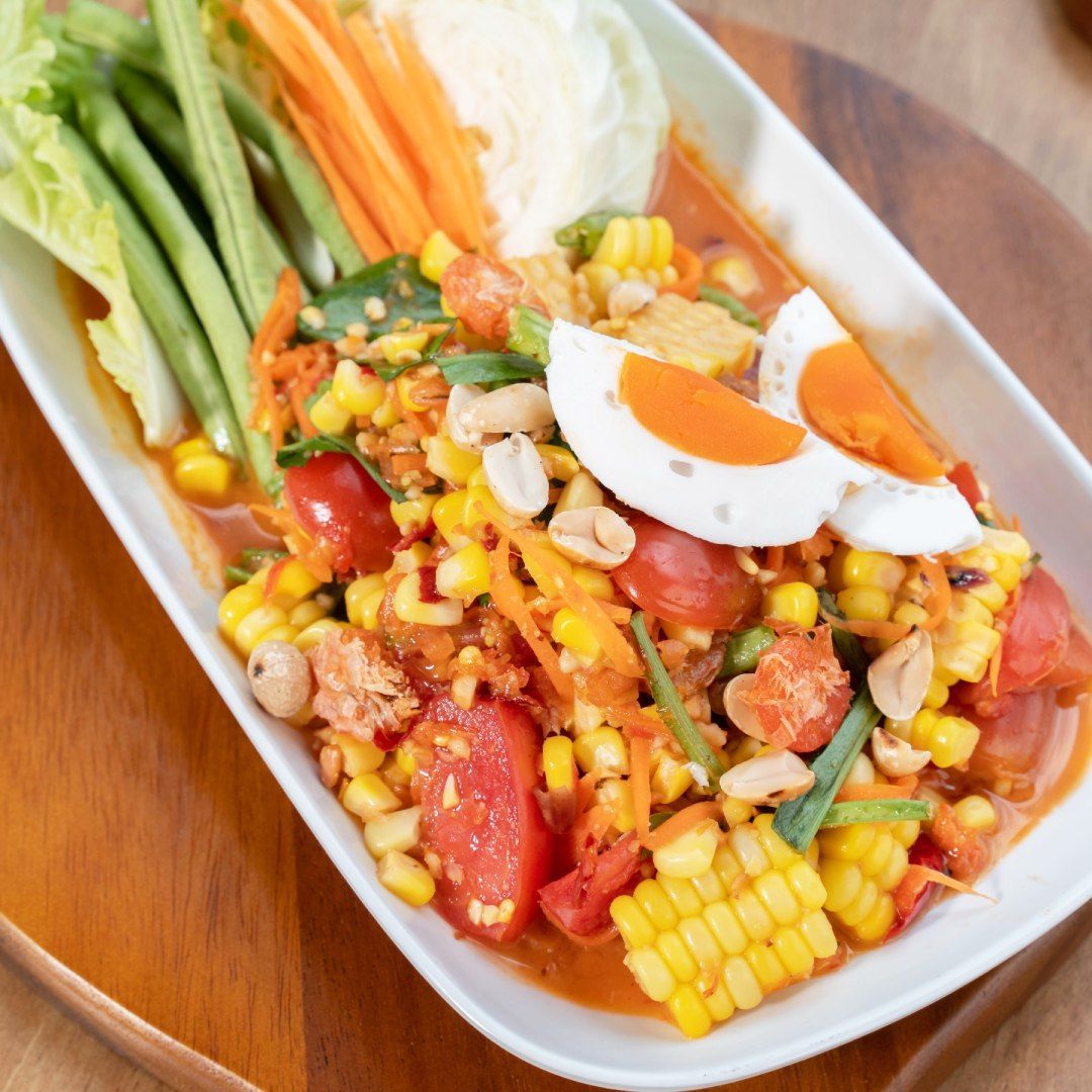 ส้มตำข้าวโพดออร์แกนิค