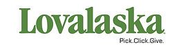 The Lovelaska logo in green font, with