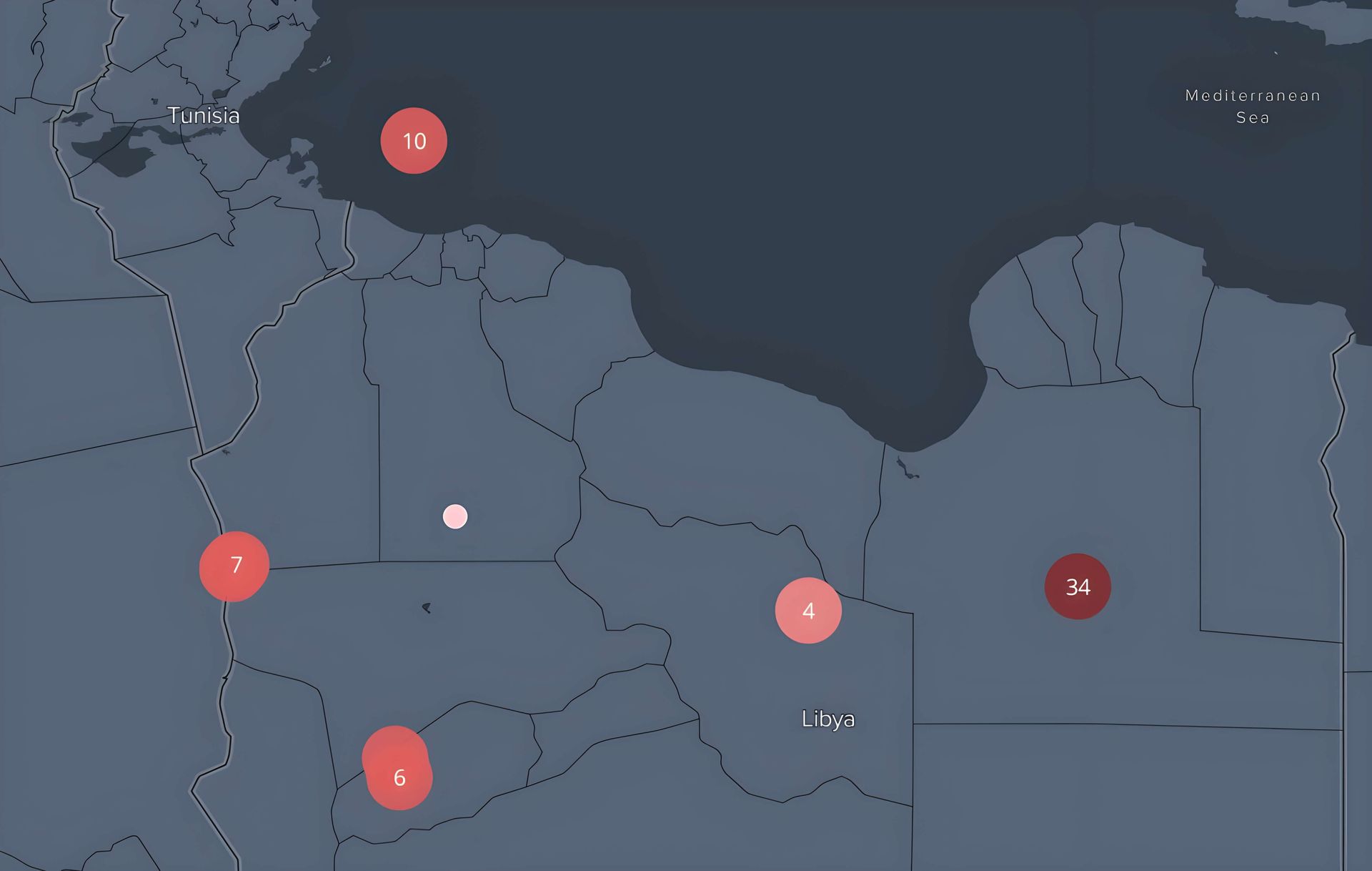 Oil field flares map