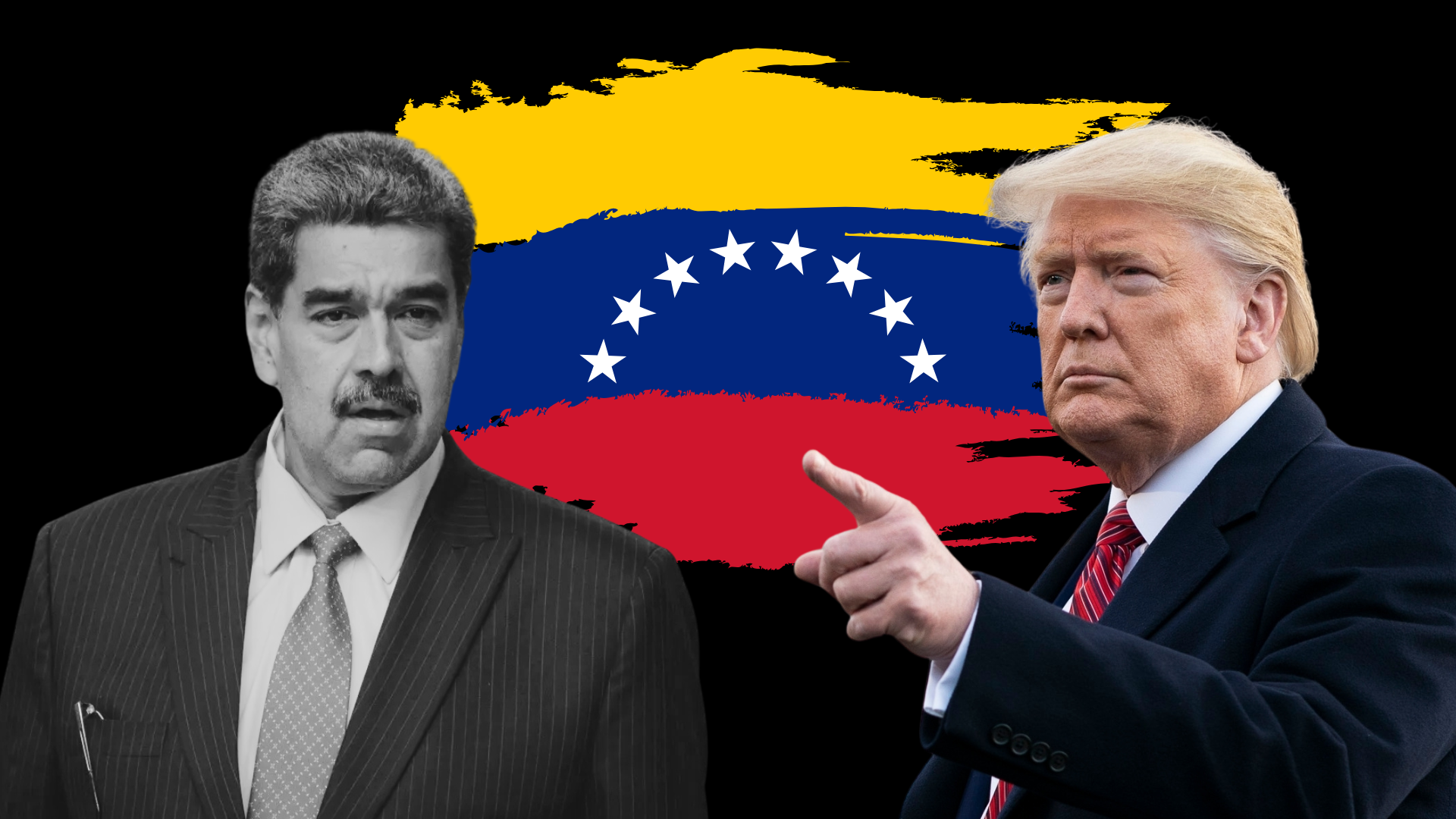 Nicolás Maduro and Donald Trump