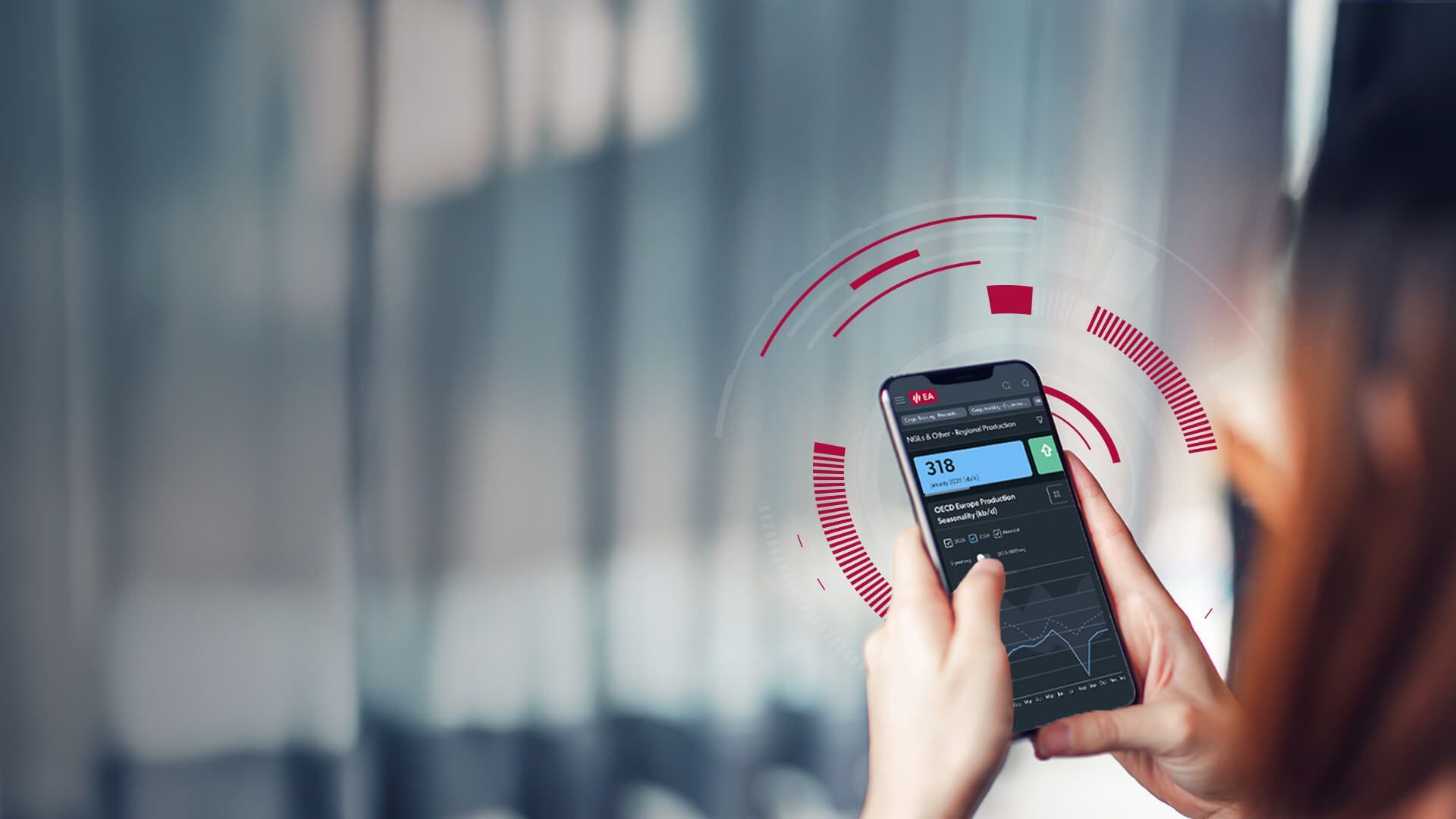 Energy Aspects mobile app, for Android and iOS