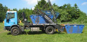 Waste recycling - Evesham, Worcestershire - Pete Bott Skips Ltd - Truck