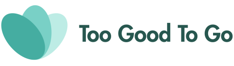 A logo for a company called too good to go